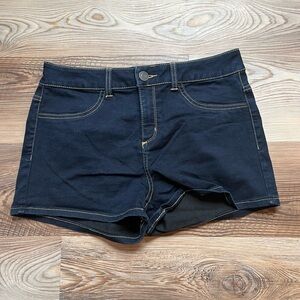 SO high waisted jean shorts